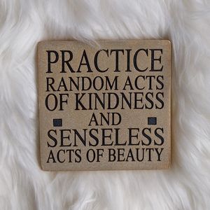 Kindness and Beauty Coaster Wall-Hanging
